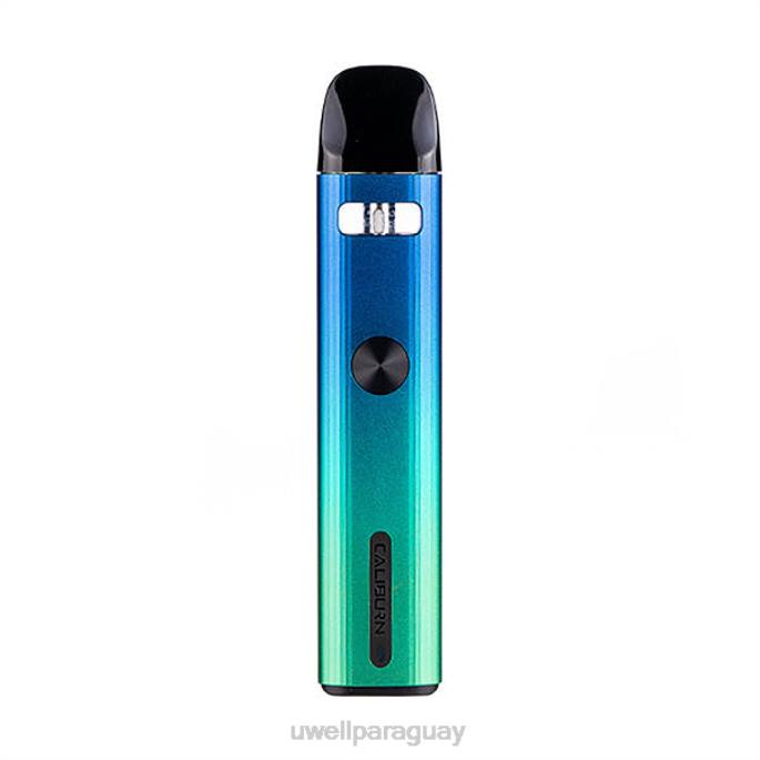 R8Z0K42 - UWELL e cigarette azul degradado UWELL CALIBURN G2 kit de cápsulas | 18w